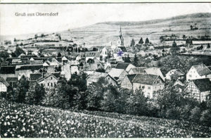 Ansichtskarte Oberndorf 1920